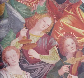 Das Konzert der Engel, 1534-36 (Detail)